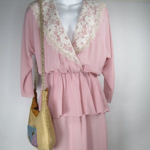 Vintage peplum dress.